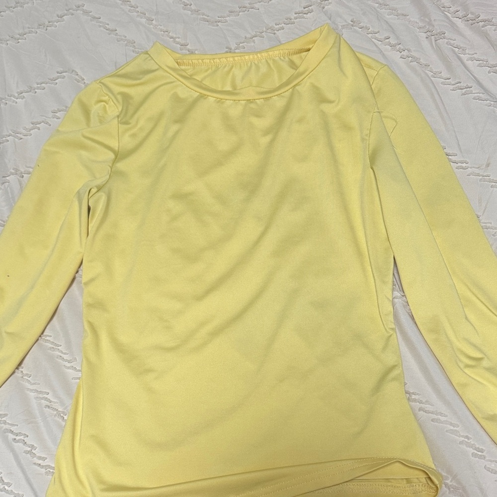 Elegant Yellow Women's Blouse